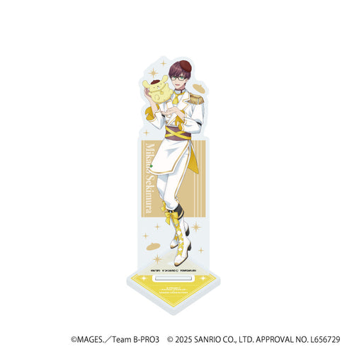 『B-PROJECT~熱烈*ラブコール~×サンリオキャラクターズ』アクリルスタンド10/釈村帝人×ポムポムプリン(等身イラスト)